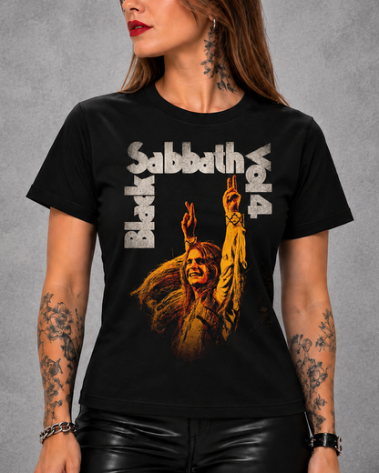 Camiseta Black Sabbath VOL4 Preta RIFF STUDIO
