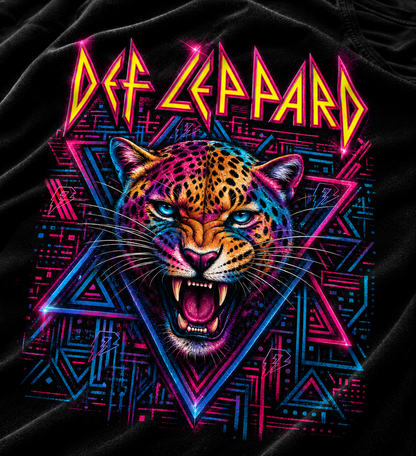 Camiseta Def Leppard Preta RIFF STUDIO