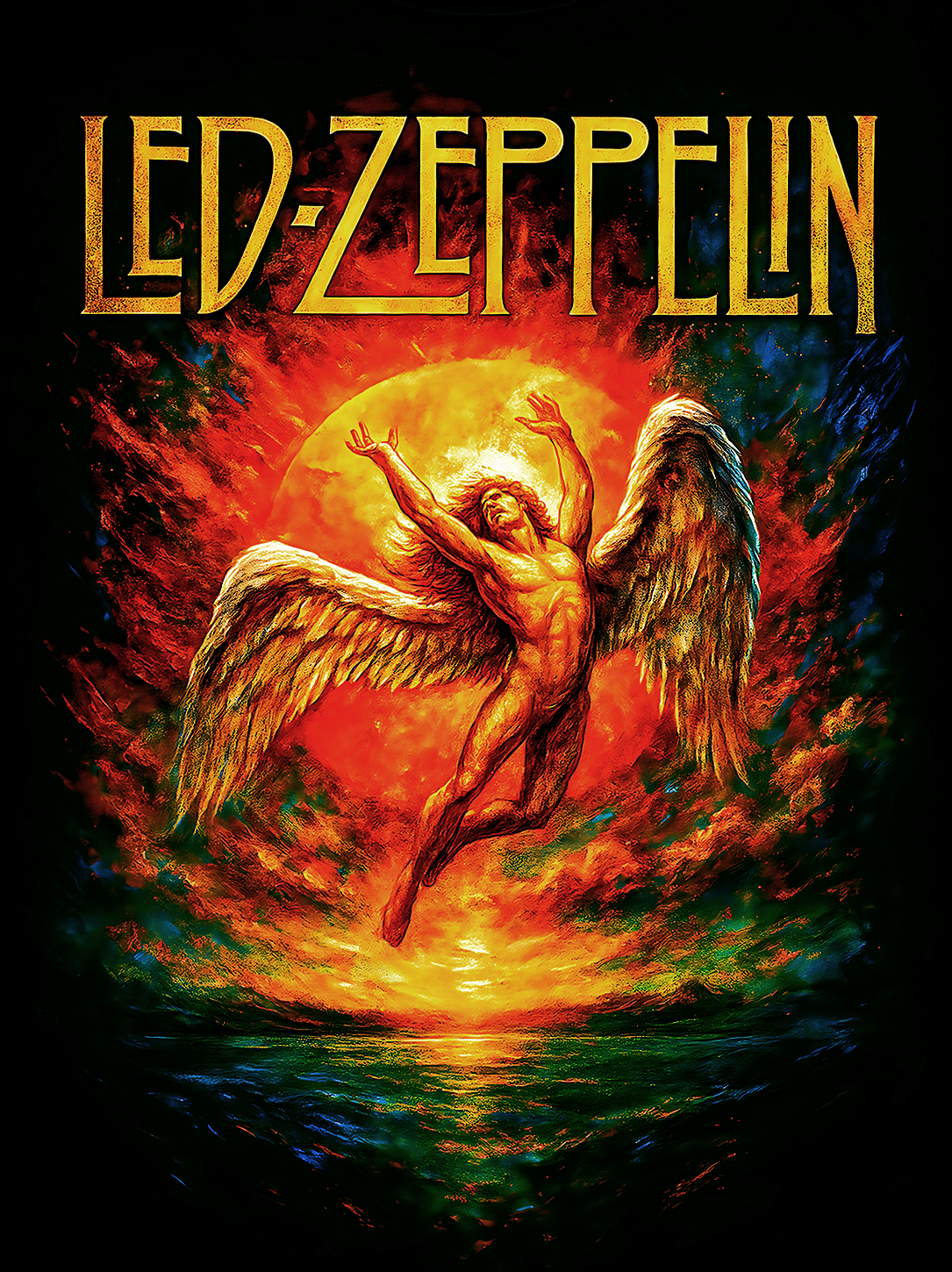 Camiseta Led Zeppelin Angel RIFF STUDIO