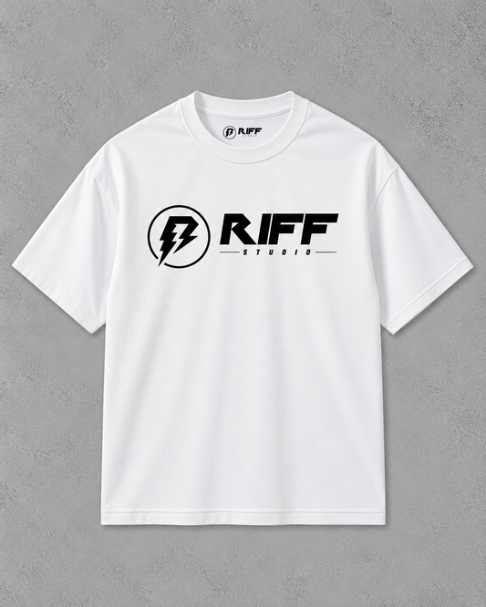 RIFF STUDIO Camiseta Branca Logo