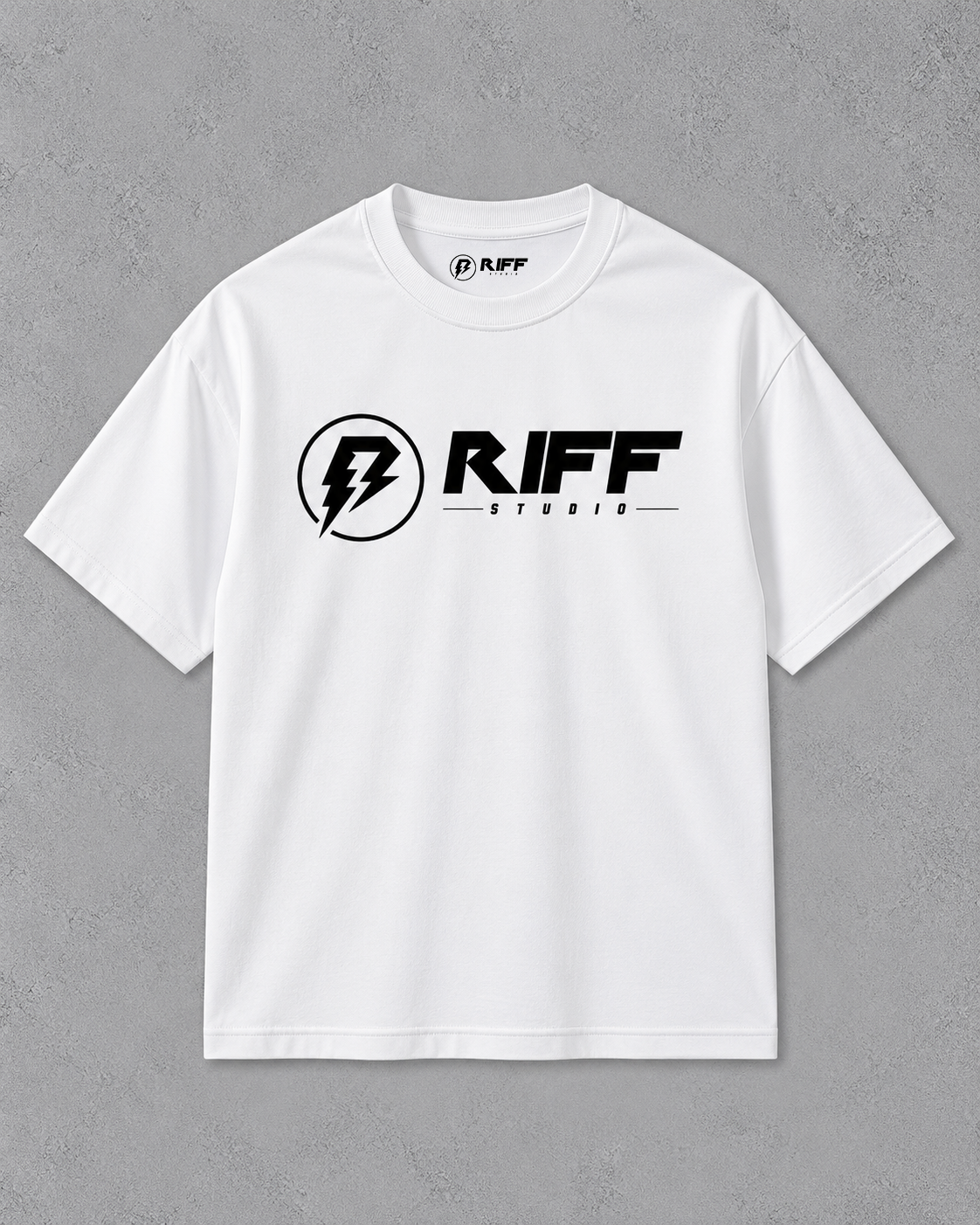 RIFF STUDIO Camiseta Branca Logo